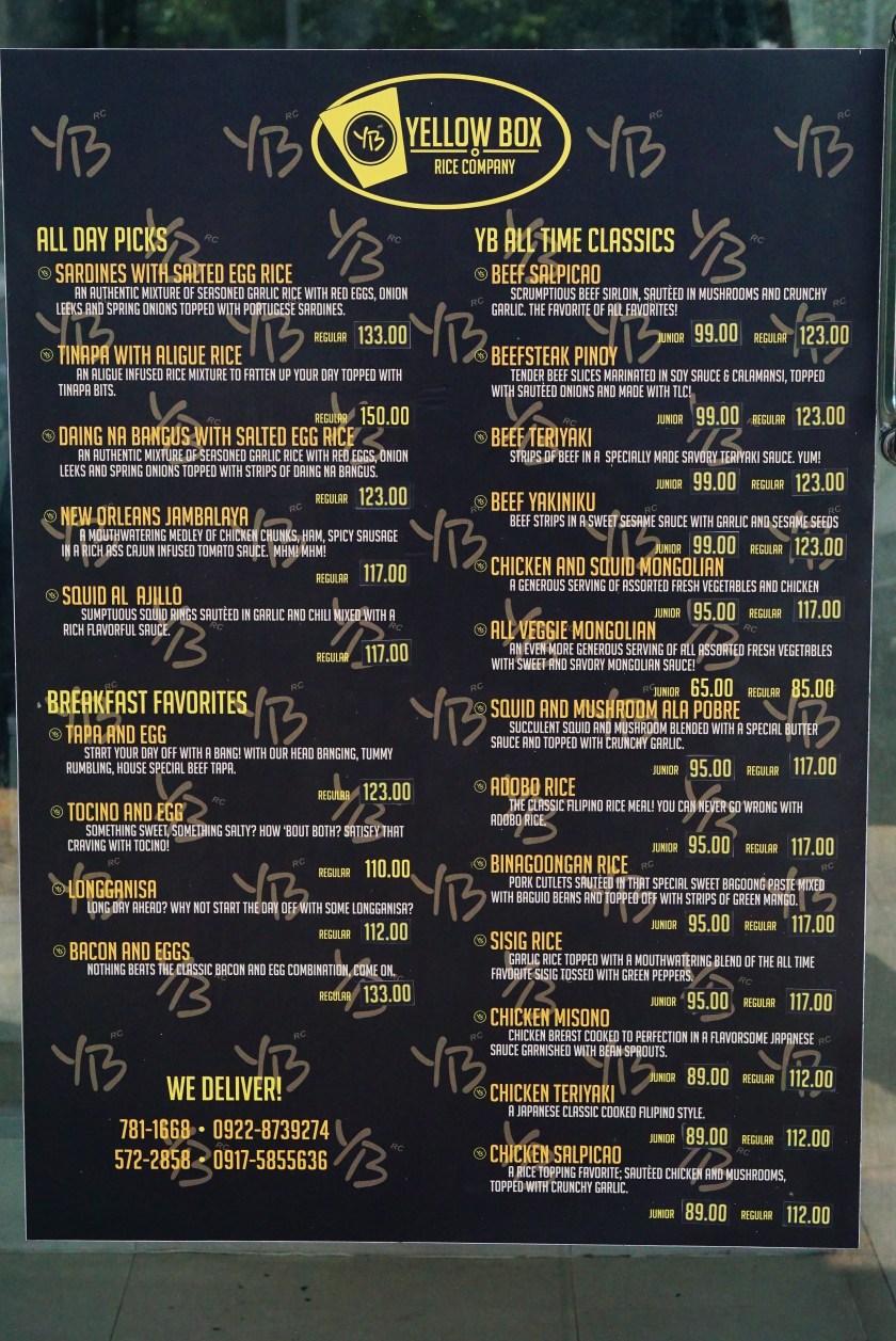 Yellow Box Rice Company Katipunan Quezon City