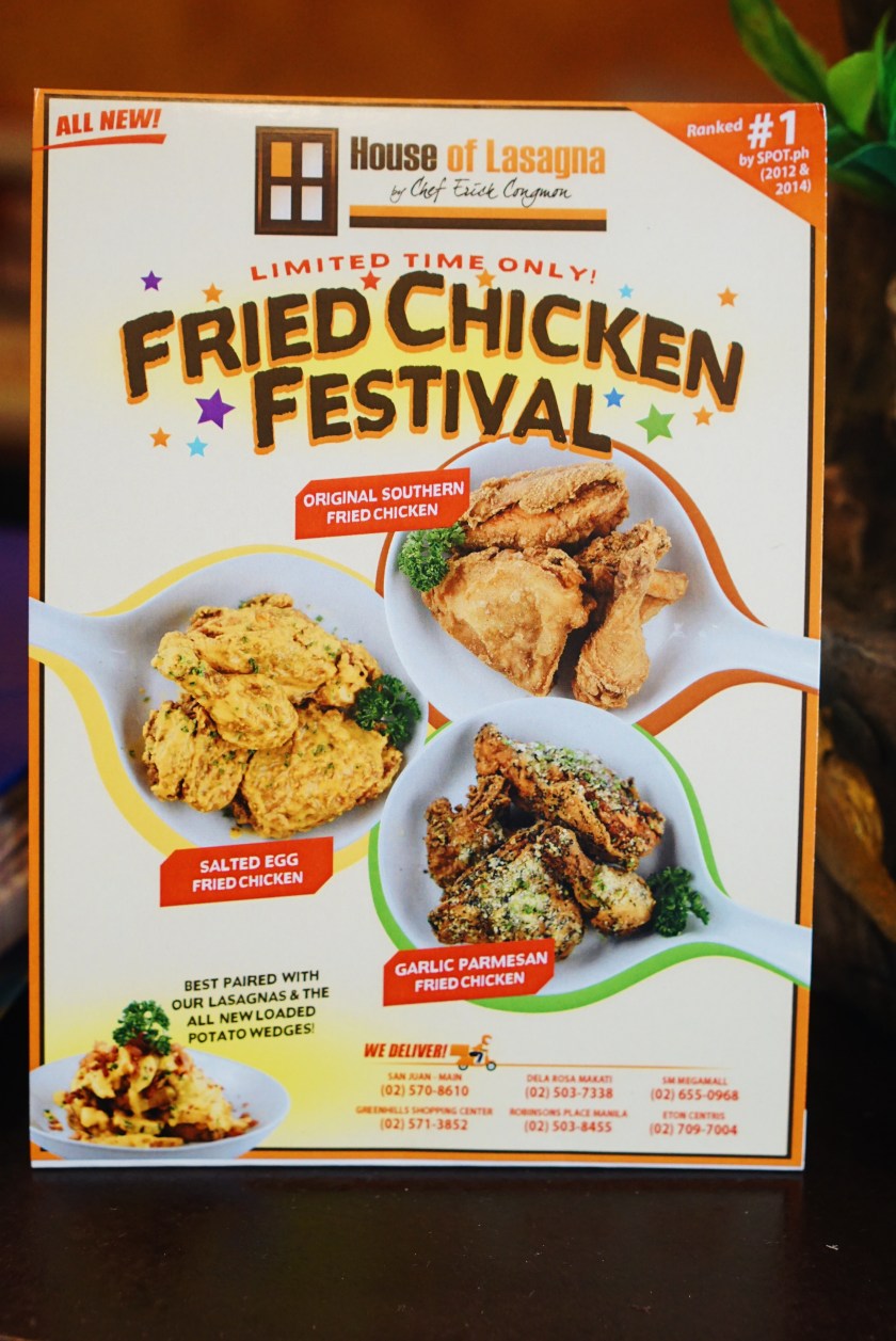 House of Lasagna Greenhills San Juan Fried Chicken