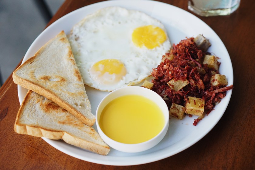 Corned Beef Hash Platter Php 320