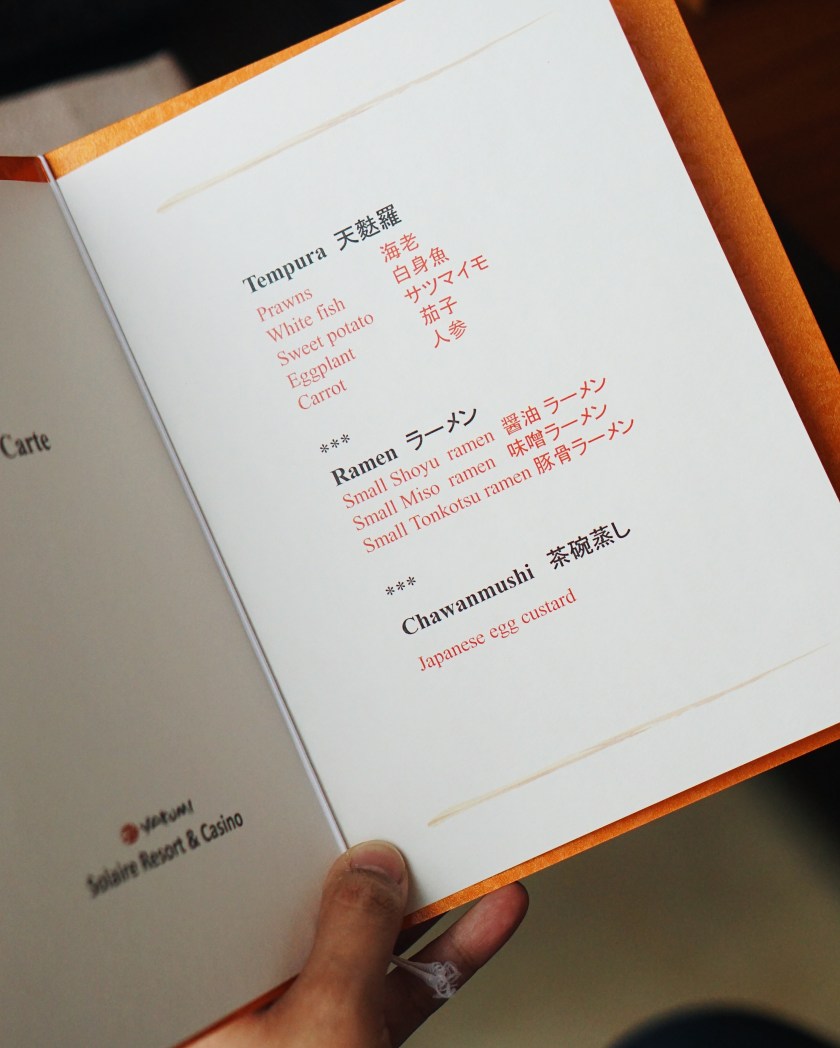 yakumi saturday brunch solaire