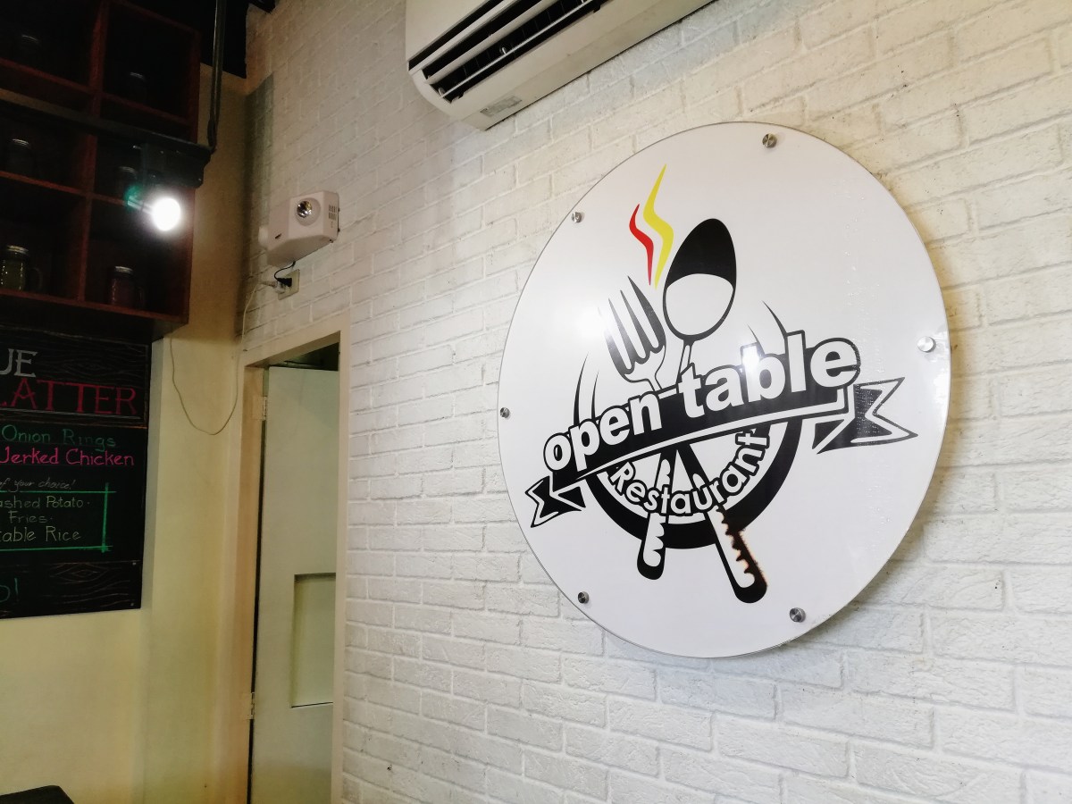 Open Table Restaurant – Scout Lazcano, Quezon City – EATSplorations