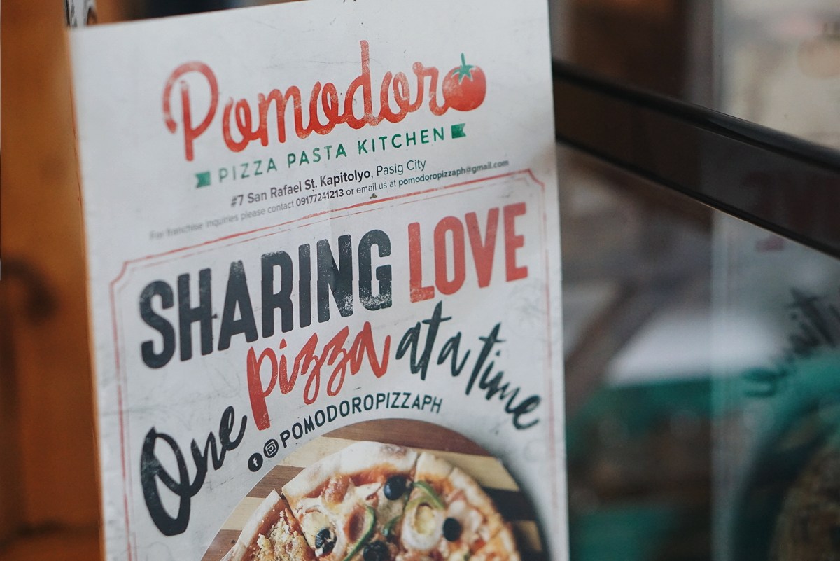 Pomodoro Pizza Pasta Kitchen – Kapitolyo, Pasig&nbsp;City